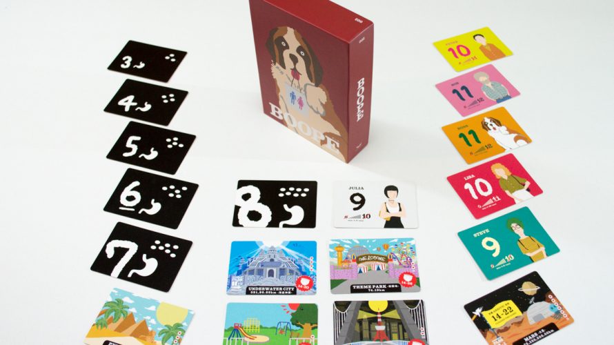 カードゲーム BOOPE(ブーペ)の貼り箱とカード印刷